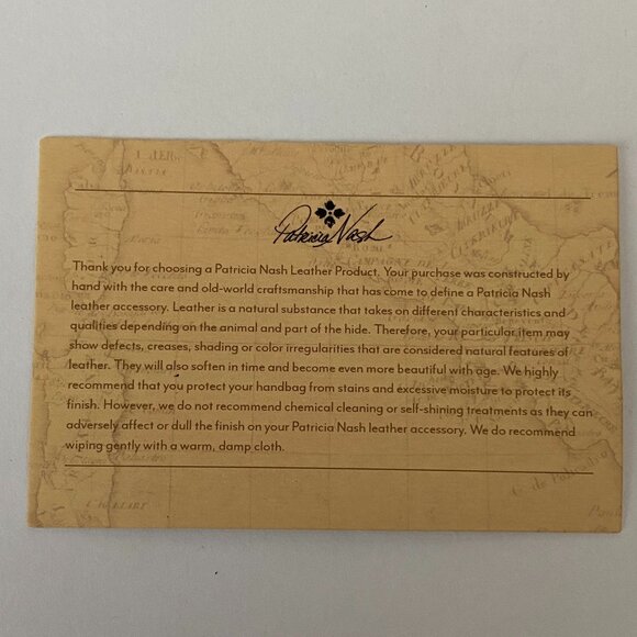 PATRICIA NASH MINI MEADOWS COLLECTION ANTICA LEATHER PURSE - Picture 10 of 11